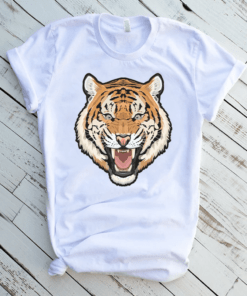 Funny Growling Mouth Open Bengal Tiger T-Shirt