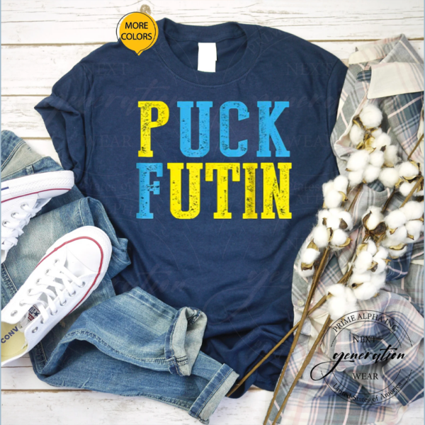 Puck Futin Meme I Stand With Ukraine Ukrainian Lover T-Shirt