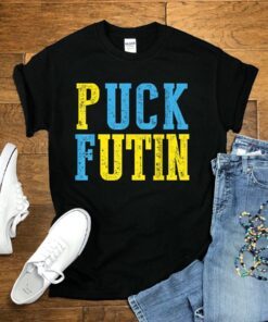 Puck Futin Meme I Stand With Ukraine Ukrainian Lover support T-Shirt