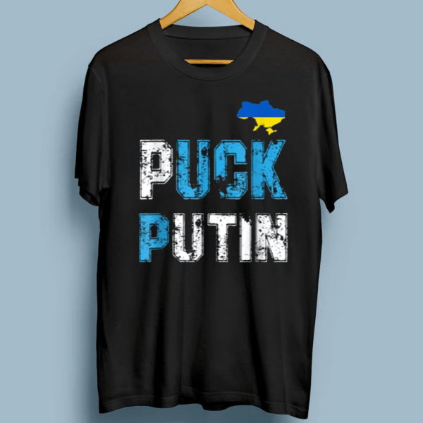 Puck Futin Meme I Stand With Ukraine Ukrainian Lover support TShirts