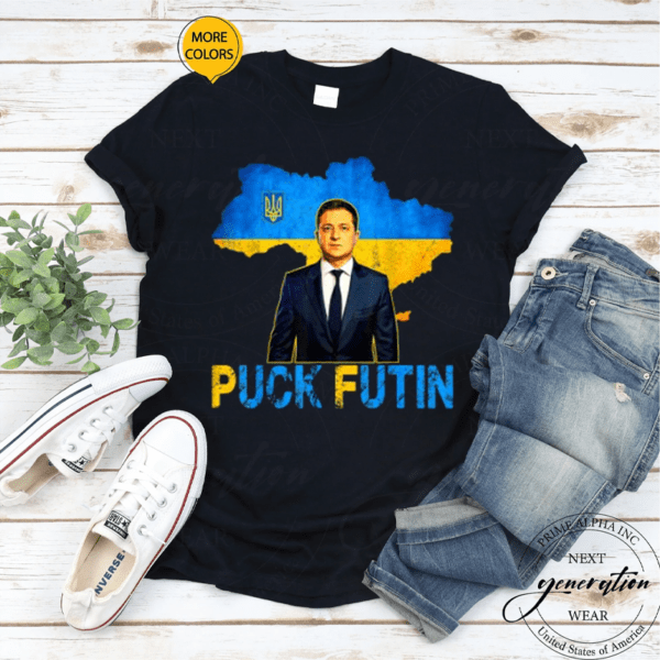 Puck Futin Shirt I Stand With Ukraine Volodymyr Zelensky Shirts