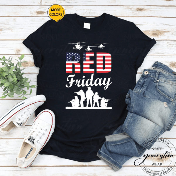 Red Friday Veterans Tribute Shirts