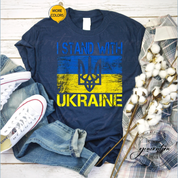 Retro Ukraine Ukrainian Flag Ukrainians Patriot Souvenir T-Shirt