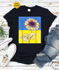 Sunflower Ukrainian Flag I Stand With Ukraine Ukraine Love T-Shirt