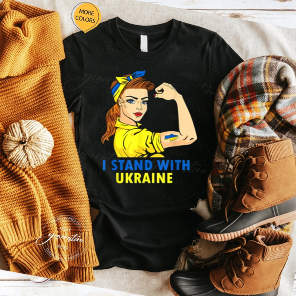 Support Ukraine I Stand With Ukraine Strong Women Girls TShirts