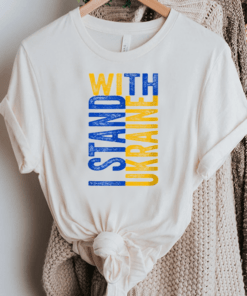 Support Ukraine I Stand With Ukraine Vintage Flag TShirt