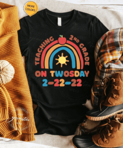 Teaching 2nd Grade On Twosday Shirt