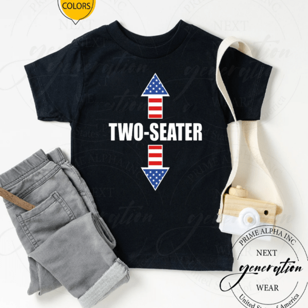 Two Seater USA Flag Arrows TShirt