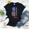 USA Curling Flag T-Shirt