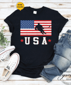 USA Hockey Winter Sports Games T-Shirt