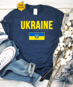 Ukrainian Flag Souvenir Love Peace TShirt