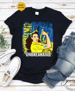 Unbreakable Ukrainian Flag Strong Ukraine Girl Shirts