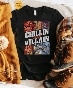 Villains Chillin’ Like A Villain Group Portrait Pullover Shirts