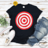 Vintage Bullseye Target Bull’s Eye Prank Joke Zip TShirts