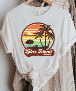 Vintage Tybee Island Georgia Ga Retro 80S Summer Vacation TShirt