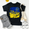 Vintage Ukraine Ukrainian Flag I Stand With Ukraine Pride TShirt