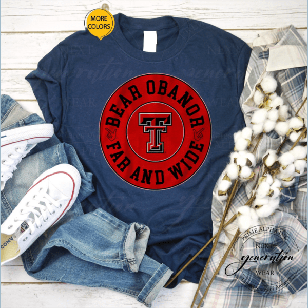 texas tech basketball kevin obanor bear obanor far and wide t shirt