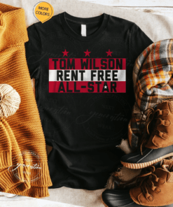 tom wilson rent free all star tshirt