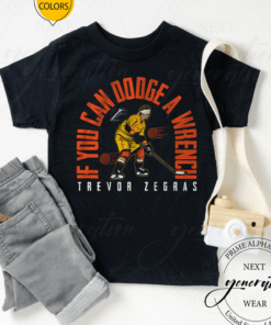 trevor zegras if you can dodge a wrench tshirt