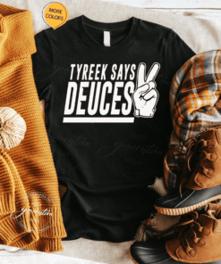 tyreek hill tyreek says deuces tshirt