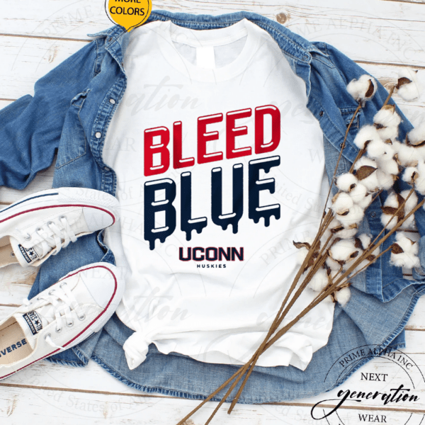 uconn bleed blue t shirt