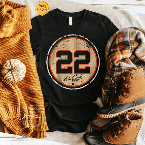 will clark 22 shirts