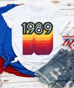 80S Style Retro 33Rd Birthday Vintage 1989 Gift TShirt