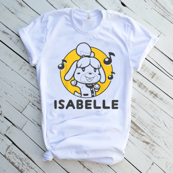 A New Horizons Isabelle Outline Portrait T-Shirt