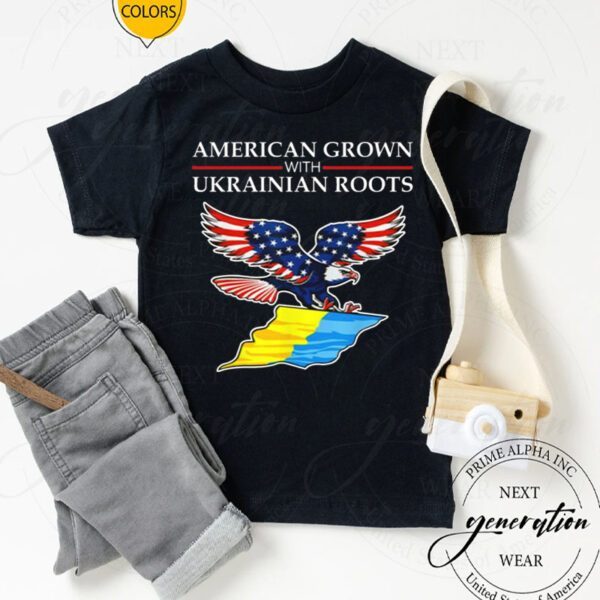 American Grown With Ukrainian Roots TShirt