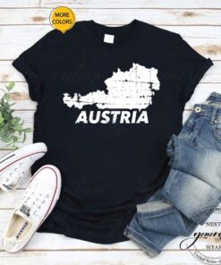 Austria Map Austrian Patriotic shirts