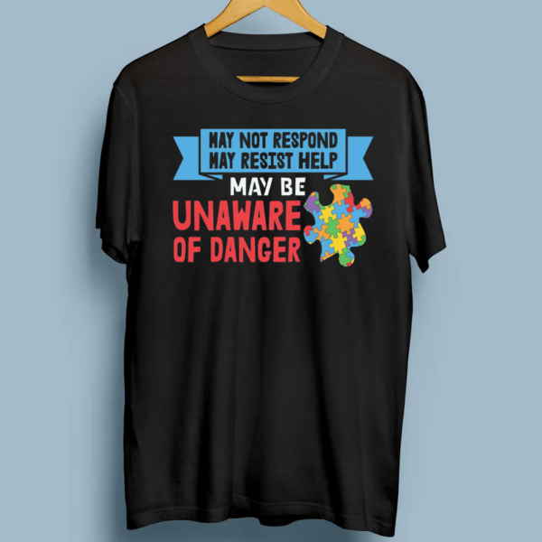 Autism Awareness Month Tshirts, May Not Respond May Resist Help Autism Shirts