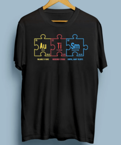 Autism Awareness Puzzle Elements Design Shirts