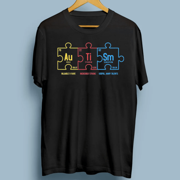 Autism Awareness Puzzle Elements Design Shirts