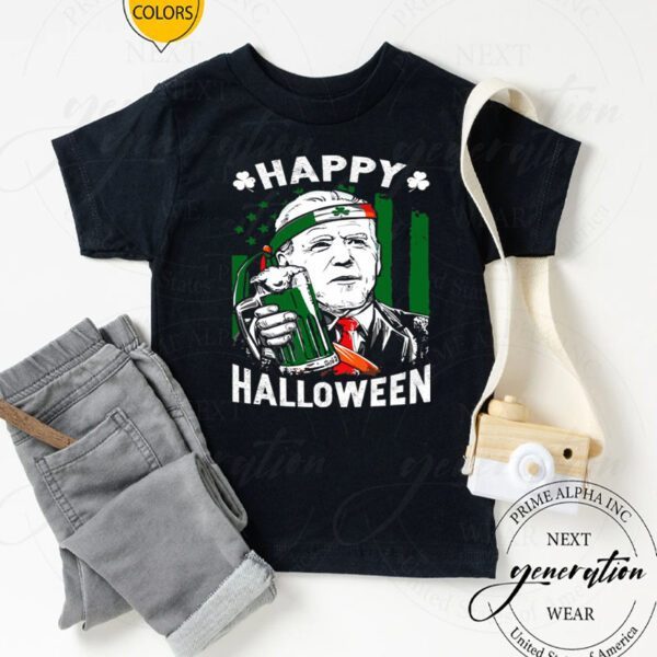 Biden St Patrick’s Day Happy Halloween TShirt