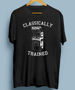 Classically Trained Old School Retro Arcade Game T-Shirt