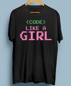 Code Like A Girl Shirts