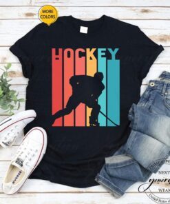 Colorful Hockey Player T-Shirt