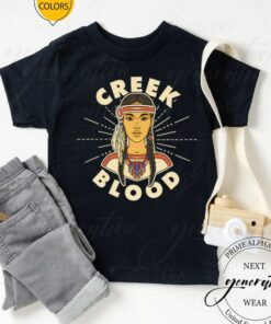 Creek Blood Proud Native American TShirt