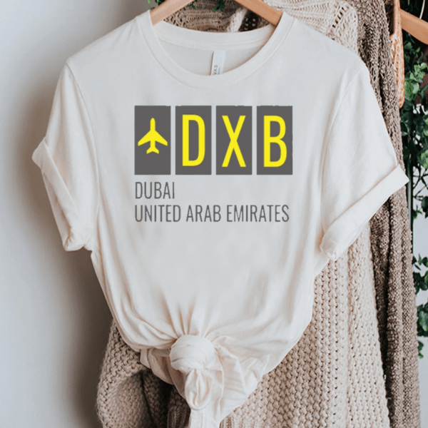 Dxb United Arab Emirates Airport Code Pullover TShirt