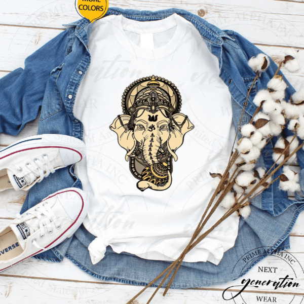 Ganesha Hindu God Hinduism Yoga India Bali Lover Yogi TShirts