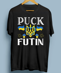 Puck Futin Pro Ukraine Anti Russia T-Shirt