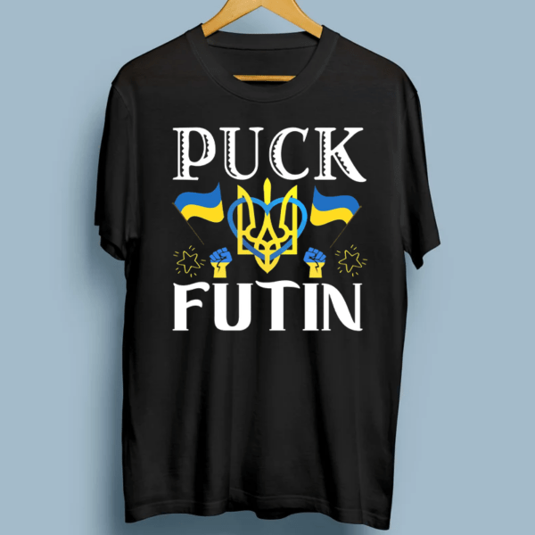 Puck Futin Pro Ukraine Anti Russia T-Shirt