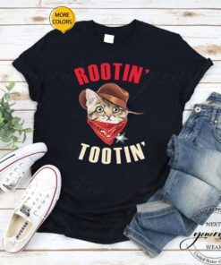 Rootin' Tootin' Cowboy Cat Meme T-Shirt