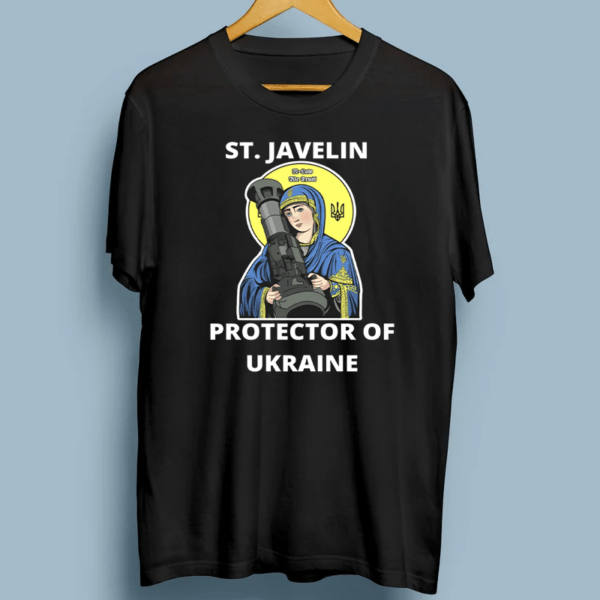 Saint Javelin Protector Of Ukraine Free Ukraine T-Shirt