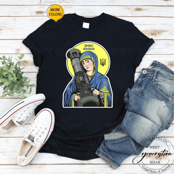 Saint Javelin Protector Of Ukraine Support Ukraine T-Shirt