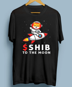 Shib To The Moon, Shiba Inu Token Coin Astronaut Pumpkin T-Shirt