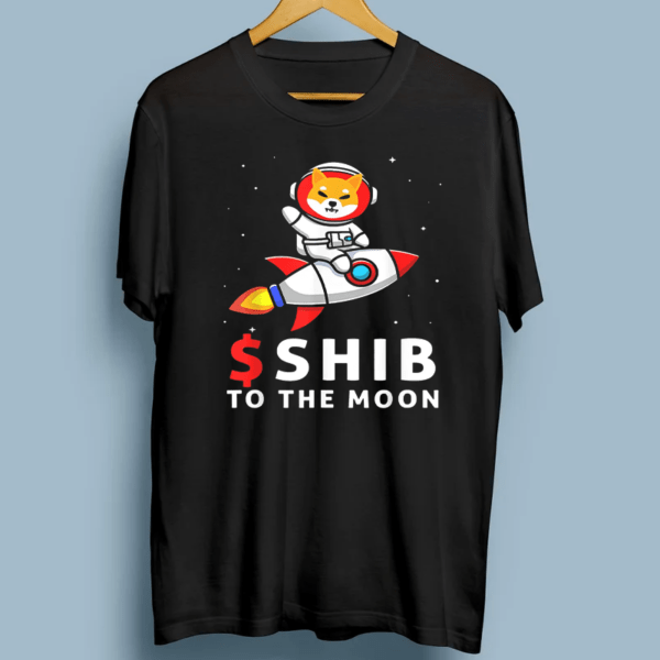 Shib To The Moon, Shiba Inu Token Coin Astronaut Pumpkin T-Shirt