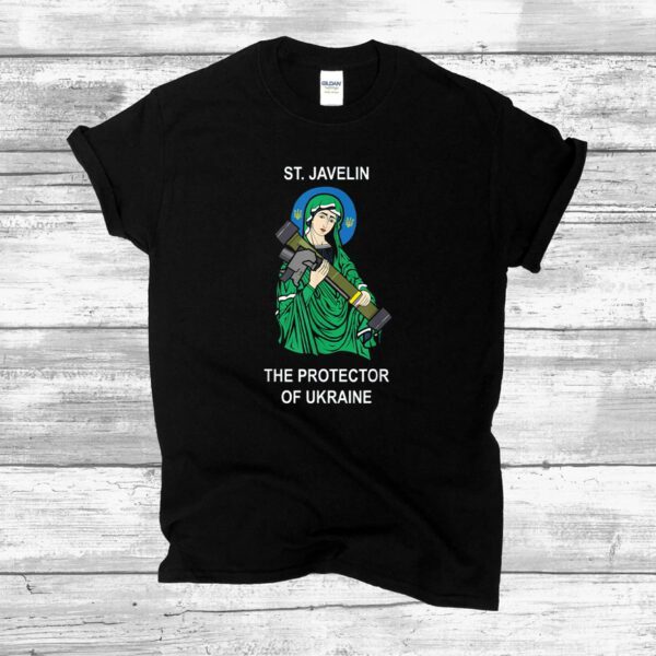 St Javelin The Protector of Ukraine T-Shirt