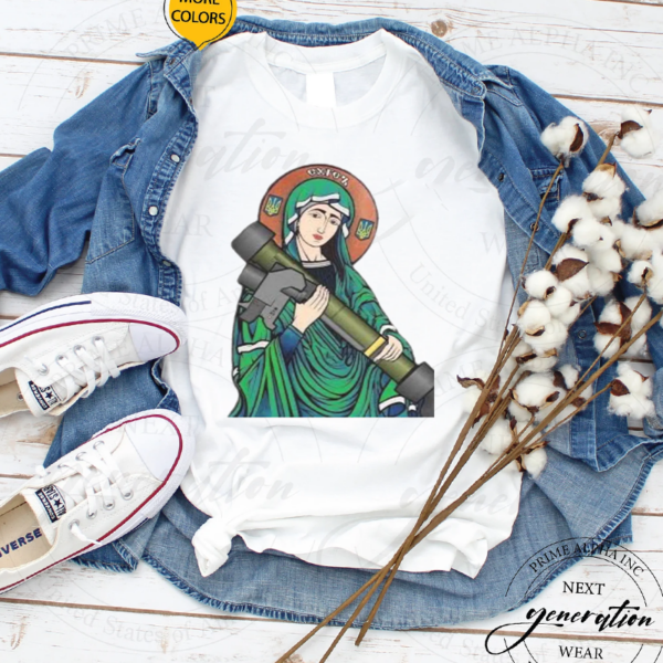 St. Javelin Protector Of Ukraine Stand With Ukraine T-Shirt