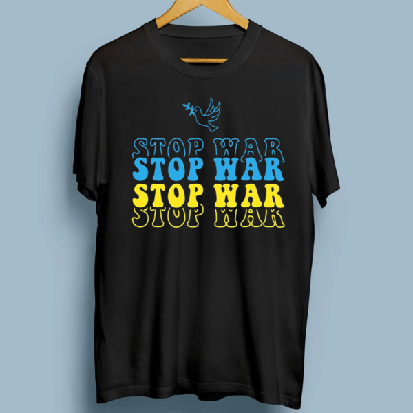 Stop War Ukraine Ukrainian Flag Pride Shirts